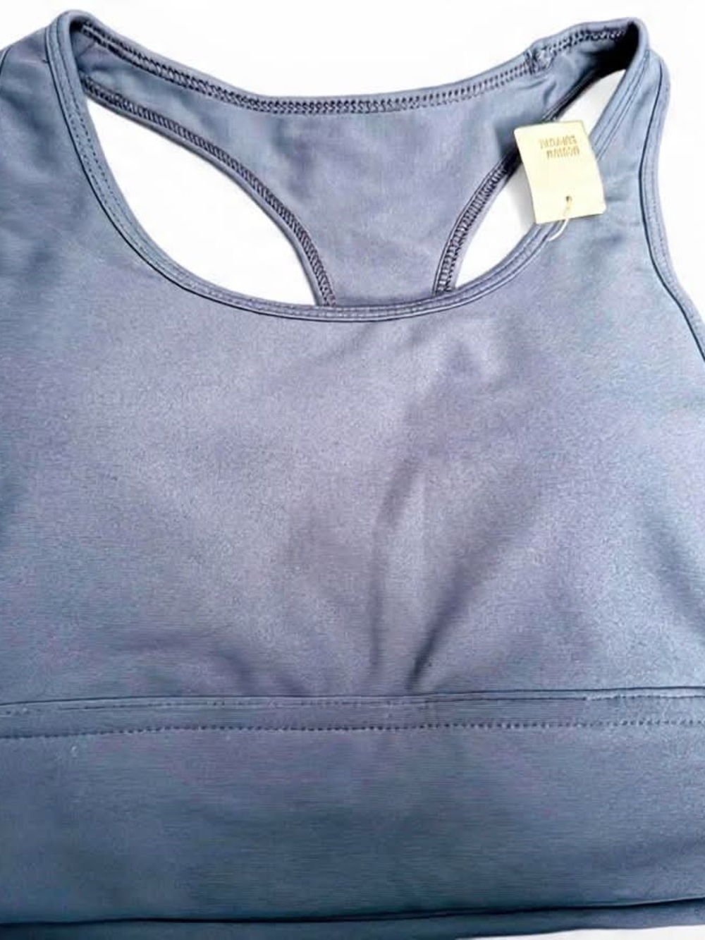 DSG Racerback Sports Bra in Slate Blue